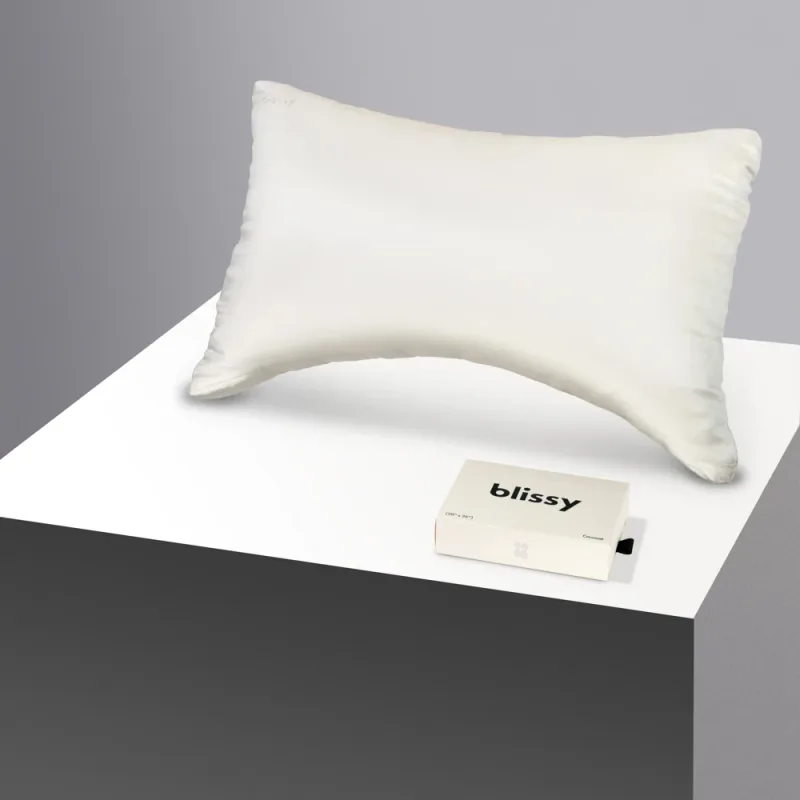 Crescent Pillowcase - White -  Queen