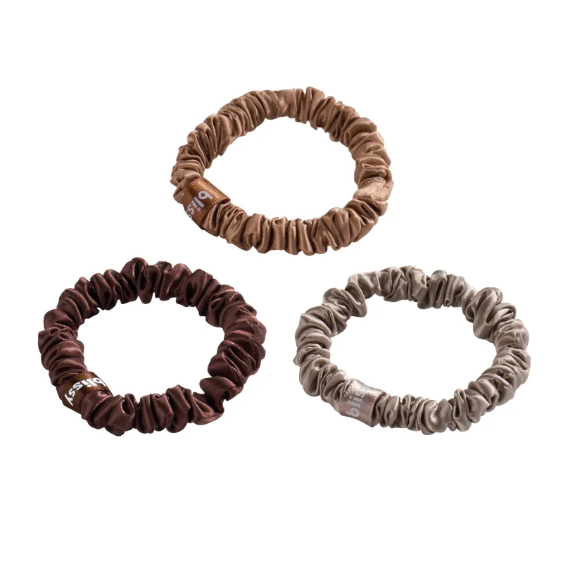 Blissy Skinny Scrunchies - Tortora, Cannella, Marrone