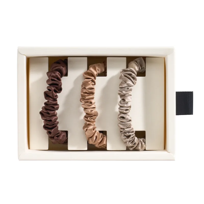 Blissy Skinny Scrunchies - Tortora, Cannella, Marrone