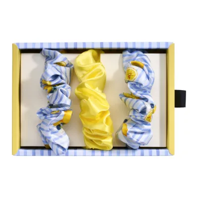 Blissy Scrunchies - Lemon Bloom