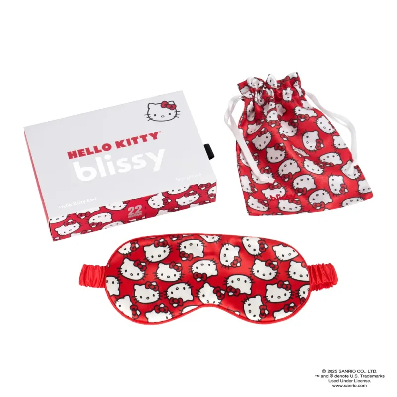 Sleep Mask - Happy Hello Kitty