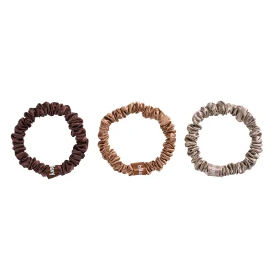 Blissy Skinny Scrunchies - Tortora, Cannella, Marrone