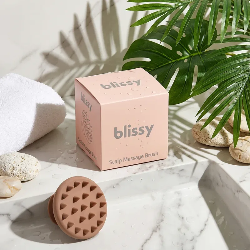 Blissy 頭皮按摩梳 - 裸色
