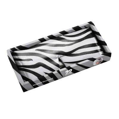 Sleep Mask - Zebra - Weighted