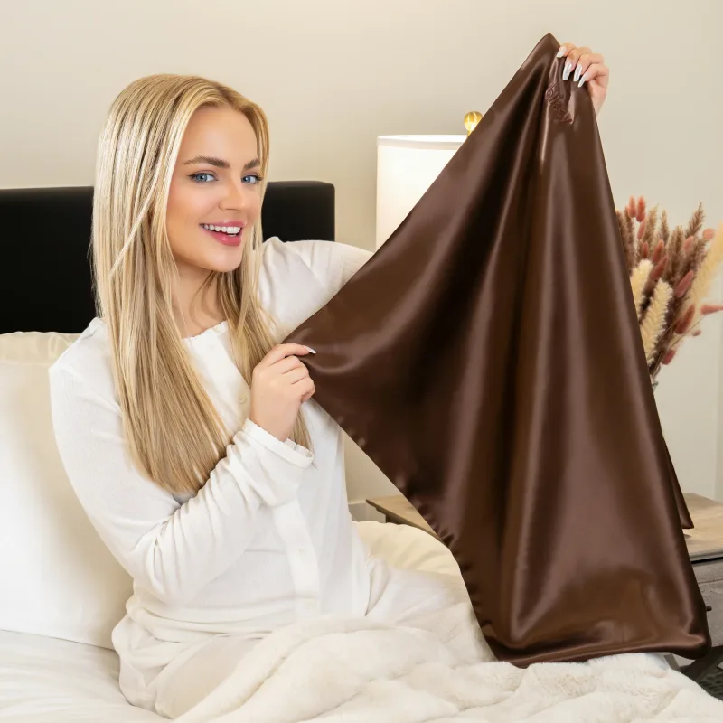 Funda de almohada - Chocolate - King