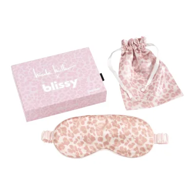 Masque de sommeil - Nicole Miller - Mauve Cheetah