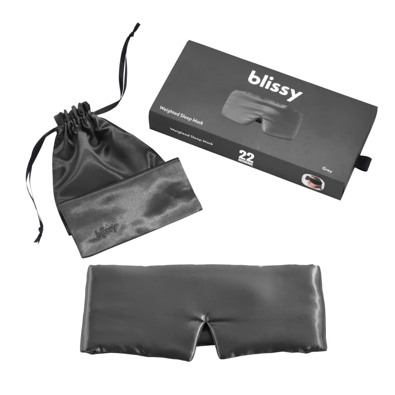 Sleep Mask - Grey - Weighted