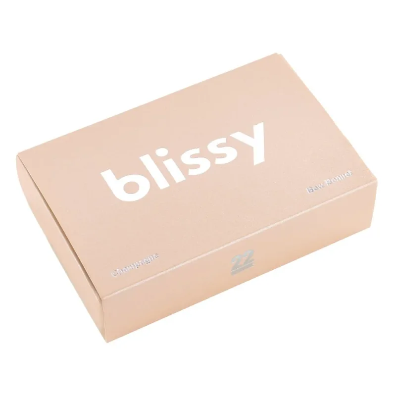 Blissy Bow Bonnet - Champagne