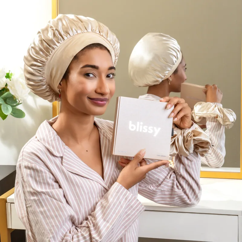 Blissy Halo Bonnet -   Champagne