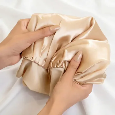 Blissy Bow Bonnet - Champagne