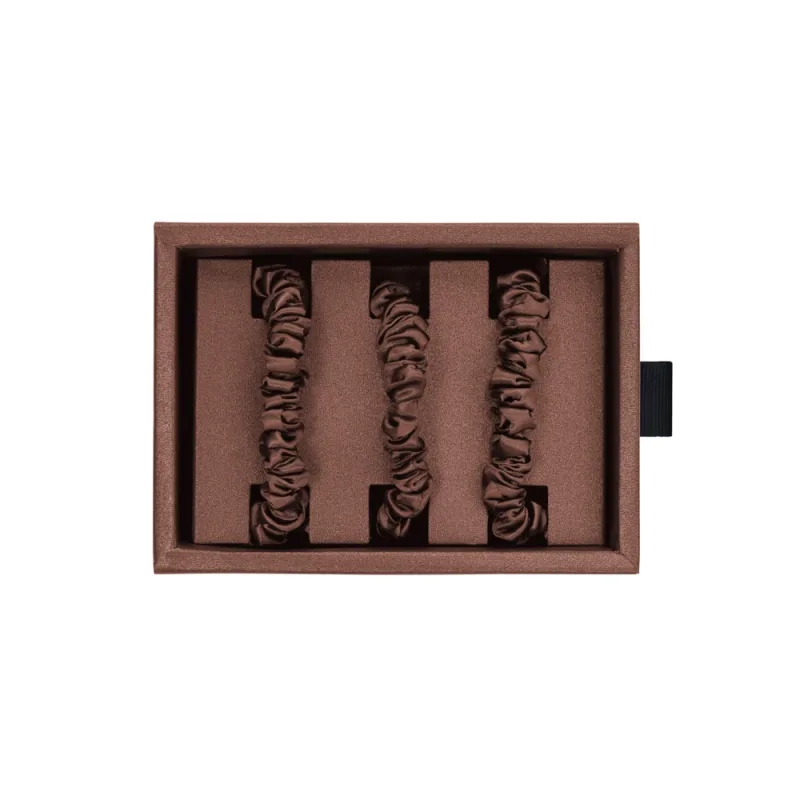 Blissy Skinny Scrunchies - Chocolate