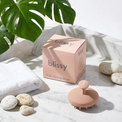 Blissy 頭皮按摩梳 - 裸色