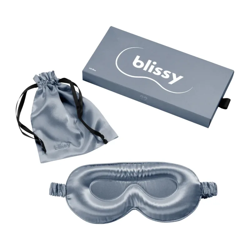 Sleep Mask - Ash blue - Profile